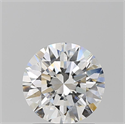 Natural Diamond 1.70 Carats, Round with Excellent Cut, G Color, VVS1 Clarity and Certified by GIA