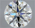 Natural Diamond 0.40 Carats, Round with Very Good Cut, K Color, VS2 Clarity and Certified by GIA