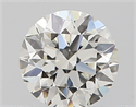 Natural Diamond 0.50 Carats, Round with Very Good Cut, I Color, VS1 Clarity and Certified by GIA