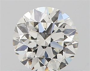 Picture of Natural Diamond 0.50 Carats, Round with Very Good Cut, I Color, VS1 Clarity and Certified by GIA