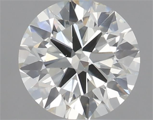 Picture of Natural Diamond 0.50 Carats, Round with Excellent Cut, J Color, VS1 Clarity and Certified by IGI