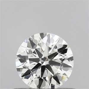 Picture of Natural Diamond 0.40 Carats, Round with Excellent Cut, I Color, VVS2 Clarity and Certified by IGI