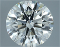 Natural Diamond 2.50 Carats, Round with Excellent Cut, H Color, VS2 Clarity and Certified by IGI