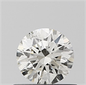 Natural Diamond 0.43 Carats, Round with Excellent Cut, J Color, SI1 Clarity and Certified by GIA