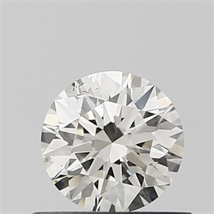 Picture of Natural Diamond 0.43 Carats, Round with Excellent Cut, J Color, SI1 Clarity and Certified by GIA