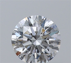 Picture of Natural Diamond 0.41 Carats, Round with Excellent Cut, D Color, VS2 Clarity and Certified by GIA