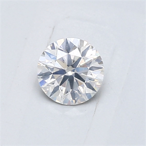 Picture of Natural Diamond 0.48 Carats, Round with Very Good Cut, F Color, I1 Clarity and Certified by GIA