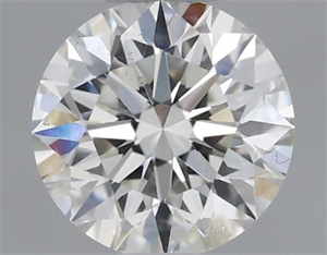 Picture of Natural Diamond 0.40 Carats, Round with Excellent Cut, I Color, SI2 Clarity and Certified by GIA