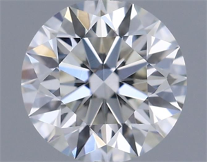 Picture of Natural Diamond 0.43 Carats, Round with Excellent Cut, I Color, VS2 Clarity and Certified by GIA