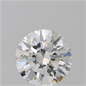 Natural Diamond 2.70 Carats, Round with Excellent Cut, E Color, VVS1 Clarity and Certified by GIA