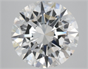 Natural Diamond 5.01 Carats, Round with Excellent Cut, D Color, VS2 Clarity and Certified by GIA