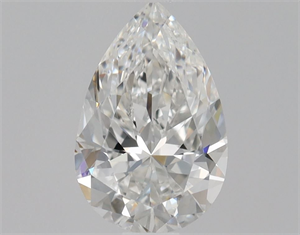 Picture of Natural Diamond 0.60 Carats, Pear with  Cut, F Color, VS1 Clarity and Certified by GIA