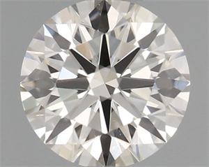 Picture of Natural Diamond 0.42 Carats, Round with Excellent Cut, G Color, VS1 Clarity and Certified by IGI