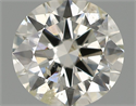 Natural Diamond 0.50 Carats, Round with Very Good Cut, I Color, SI2 Clarity and Certified by IGI