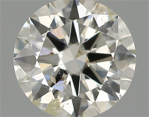 Picture of Natural Diamond 0.50 Carats, Round with Very Good Cut, I Color, SI2 Clarity and Certified by IGI