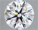 Natural Diamond 2.41 Carats, Round with Excellent Cut, K Color, VS1 Clarity and Certified by GIA