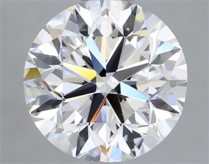 Picture of Natural Diamond 2.41 Carats, Round with Excellent Cut, K Color, VS1 Clarity and Certified by GIA