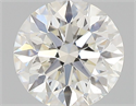 Natural Diamond 0.43 Carats, Round with Excellent Cut, H Color, VS1 Clarity and Certified by GIA