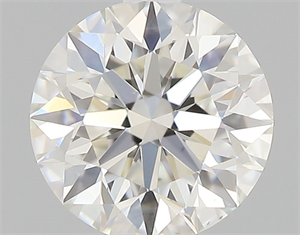 Picture of Natural Diamond 0.43 Carats, Round with Excellent Cut, H Color, VS1 Clarity and Certified by GIA