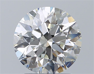 Picture of Natural Diamond 2.00 Carats, Round with Excellent Cut, H Color, VS2 Clarity and Certified by GIA