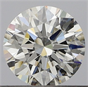 Natural Diamond 0.41 Carats, Round with Excellent Cut, F Color, VVS2 Clarity and Certified by GIA