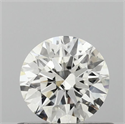 Natural Diamond 0.56 Carats, Round with Excellent Cut, I Color, SI1 Clarity and Certified by GIA