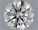 Natural Diamond 0.43 Carats, Round with Excellent Cut, I Color, VS1 Clarity and Certified by IGI