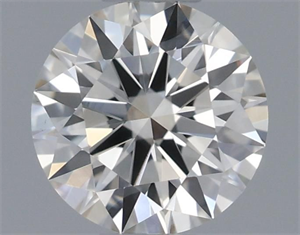 Picture of Natural Diamond 0.43 Carats, Round with Excellent Cut, I Color, VS1 Clarity and Certified by IGI