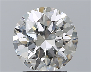 Picture of Natural Diamond 2.01 Carats, Round with Excellent Cut, I Color, VS1 Clarity and Certified by GIA