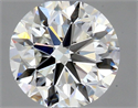 Natural Diamond 0.50 Carats, Round with Good Cut, I Color, VS1 Clarity and Certified by GIA