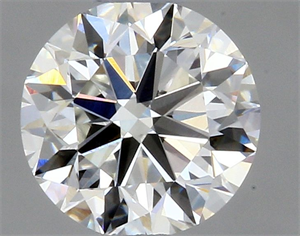 Picture of Natural Diamond 0.50 Carats, Round with Good Cut, I Color, VS1 Clarity and Certified by GIA