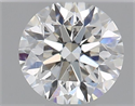 Natural Diamond 0.40 Carats, Round with Very Good Cut, G Color, SI2 Clarity and Certified by GIA