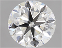 Natural Diamond 2.01 Carats, Round with Very Good Cut, G Color, VVS2 Clarity and Certified by IGI