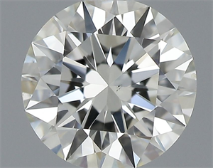 Picture of Natural Diamond 0.50 Carats, Round with Excellent Cut, J Color, VS2 Clarity and Certified by IGI