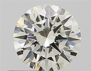 Picture of Natural Diamond 0.42 Carats, Round with Excellent Cut, K Color, VS1 Clarity and Certified by GIA