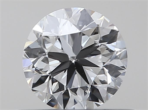 Picture of Natural Diamond 0.40 Carats, Round with Very Good Cut, D Color, VS2 Clarity and Certified by GIA