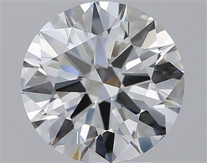 Picture of Natural Diamond 2.20 Carats, Round with Excellent Cut, E Color, VVS2 Clarity and Certified by GIA