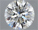 Natural Diamond 0.45 Carats, Round with Excellent Cut, I Color, VS2 Clarity and Certified by GIA