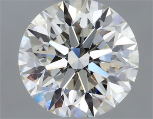 Picture of Natural Diamond 0.45 Carats, Round with Excellent Cut, I Color, VS2 Clarity and Certified by GIA