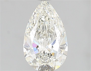 Picture of Natural Diamond 0.74 Carats, Pear with  Cut, H Color, VVS1 Clarity and Certified by GIA