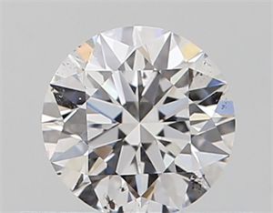 Picture of Natural Diamond 0.40 Carats, Round with Excellent Cut, D Color, SI2 Clarity and Certified by GIA