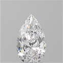 Natural Diamond 1.50 Carats, Pear with  Cut, D Color, VVS1 Clarity and Certified by GIA