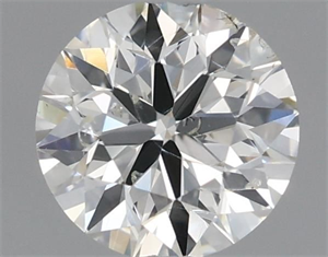 Picture of Natural Diamond 0.50 Carats, Round with Excellent Cut, H Color, SI1 Clarity and Certified by IGI