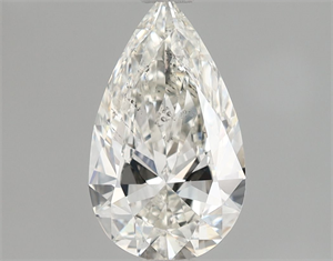 Picture of Natural Diamond 1.01 Carats, Pear with  Cut, H Color, SI1 Clarity and Certified by IGI