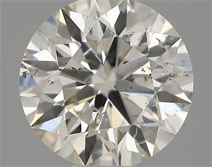 Picture of Natural Diamond 0.52 Carats, Round with Excellent Cut, H Color, SI2 Clarity and Certified by IGI