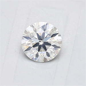 Picture of Natural Diamond 0.51 Carats, Round with Very Good Cut, F Color, I1 Clarity and Certified by GIA