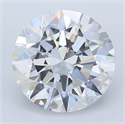 Natural Diamond 4.39 Carats, Round with Excellent Cut, E Color, VS1 Clarity and Certified by GIA