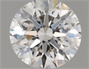 Natural Diamond 0.41 Carats, Round with Excellent Cut, H Color, SI1 Clarity and Certified by IGI