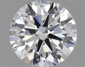 Picture of Natural Diamond 0.40 Carats, Round with Excellent Cut, E Color, VS2 Clarity and Certified by GIA