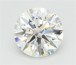 Picture of Natural Diamond 4.01 Carats, Round with Excellent Cut, J Color, SI2 Clarity and Certified by GIA